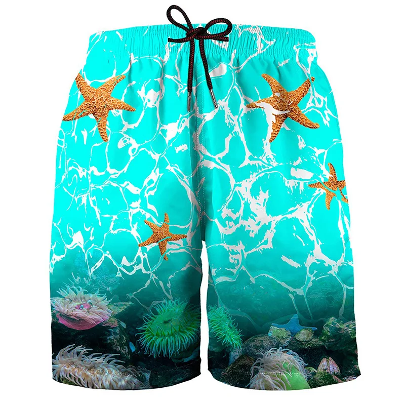 

Clown Fish Shark Seastar Graphic Shorts Pants 3D Printed Hip Hop y2k Board Shorts Summer Hawaiian Swimsuit Cool Surf Swim Trunks