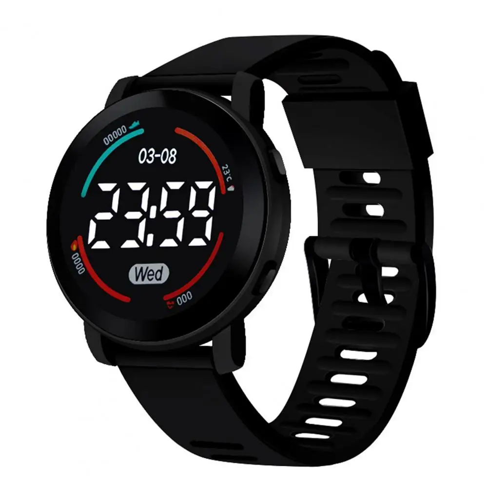 Electronic Watch Life Waterproof Button Operation LED Sports Digital Wrist Watch Birthday Gift for Student
Electronic Watch Life Waterproof Button Operation LED Sports Digital Wrist Watch Birthday Gift for Student