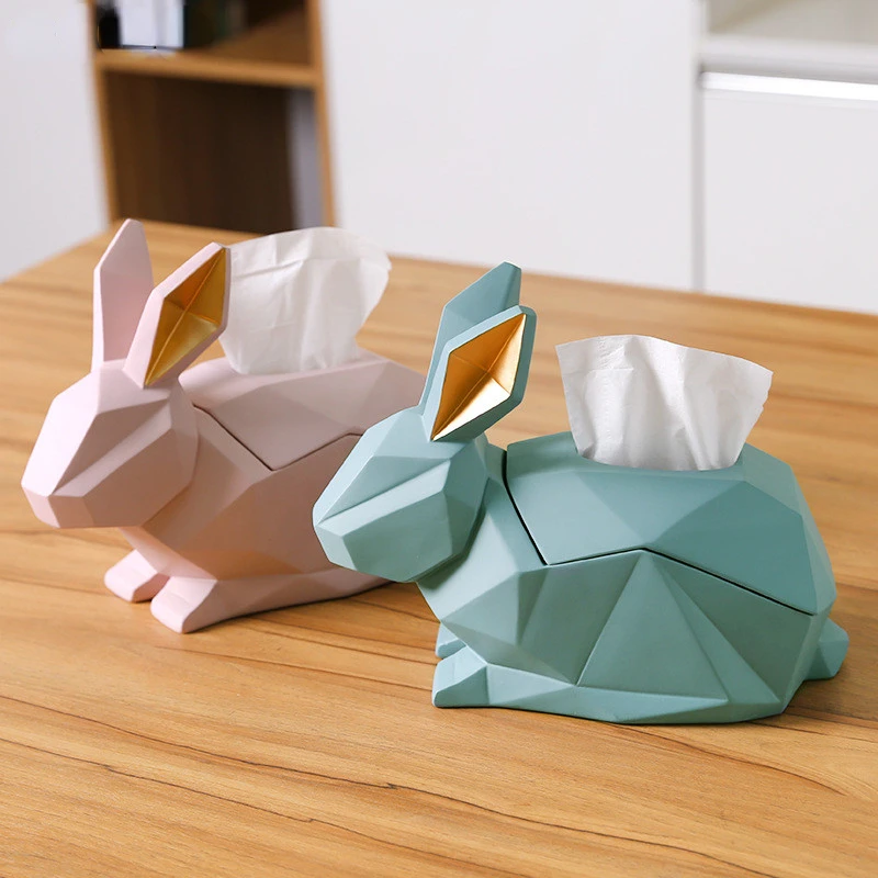Nordic geometric rabbit creative tissue box drawer tray modern minimalist living room decoration desktop storage box home decor
Nordic geometric rabbit creative tissue box drawer tray modern minimalist living room decoration desktop storage box home decor