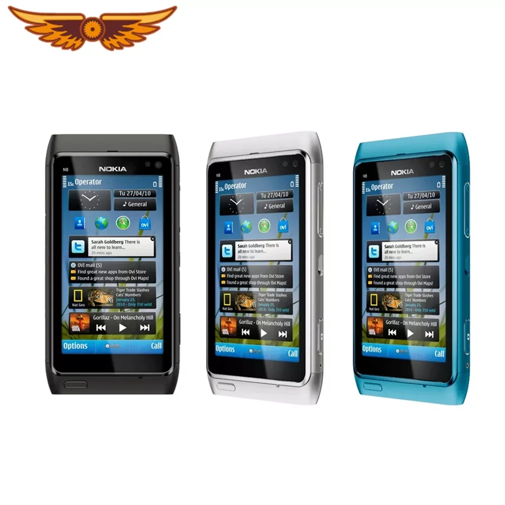 NEW2023 Original N8 Nokia N8 Mobile Phone 3.5" Capacitive Touch screen Camera 12MP 3G Unlocked N8 Cellphone Free Shipping
NEW2023 Original N8 Nokia N8 Mobile Phone 3.5" Capacitive Touch screen Camera 12MP 3G Unlocked N8 Cellphone Free Shipping