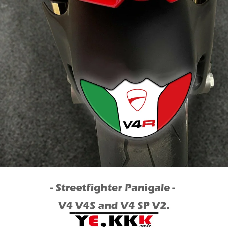 Для Ducati Streetfighter Panigale V4SP V4 V4R V4S V2, защита крыла, 3D стерео наклейка, логотип DUCATI
Для Ducati Streetfighter Panigale V4SP V4 V4R V4S V2, защита крыла, 3D стерео наклейка, логотип DUCATI