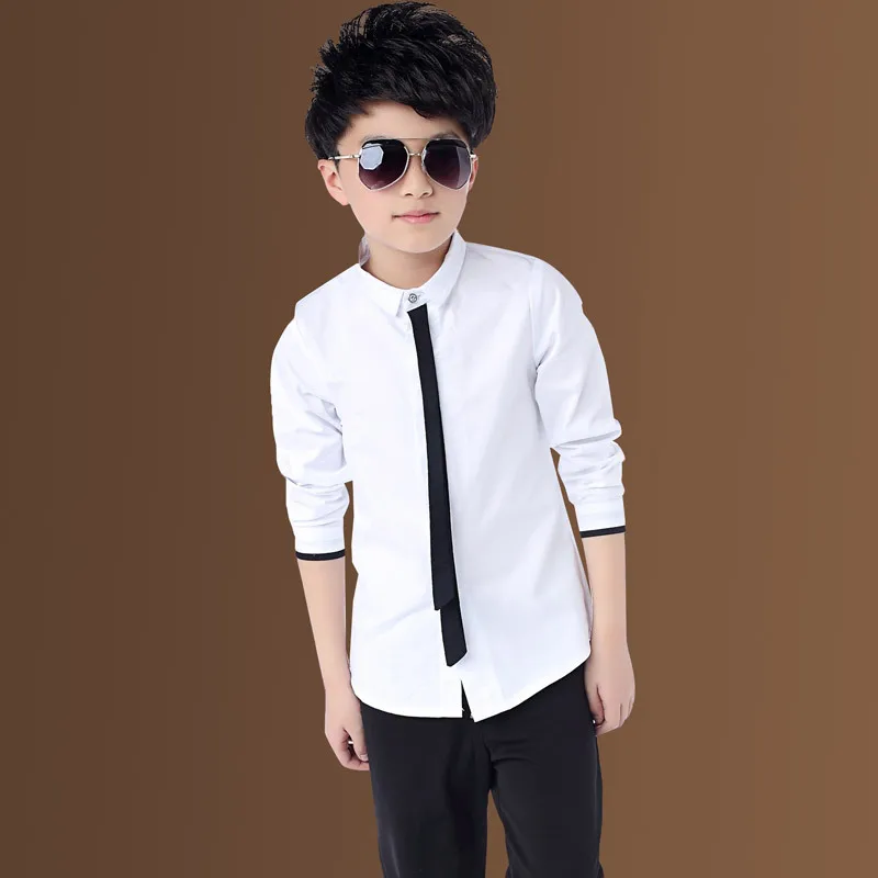 Children Boys White Shirts Spring Solid Kids Clothes Tops Oxford Textile Cotton Long Sleeve Shirt for Boys 6 8 9 10 12 14 Years
Children Boys White Shirts Spring Solid Kids Clothes Tops Oxford Textile Cotton Long Sleeve Shirt for Boys 6 8 9 10 12 14 Years