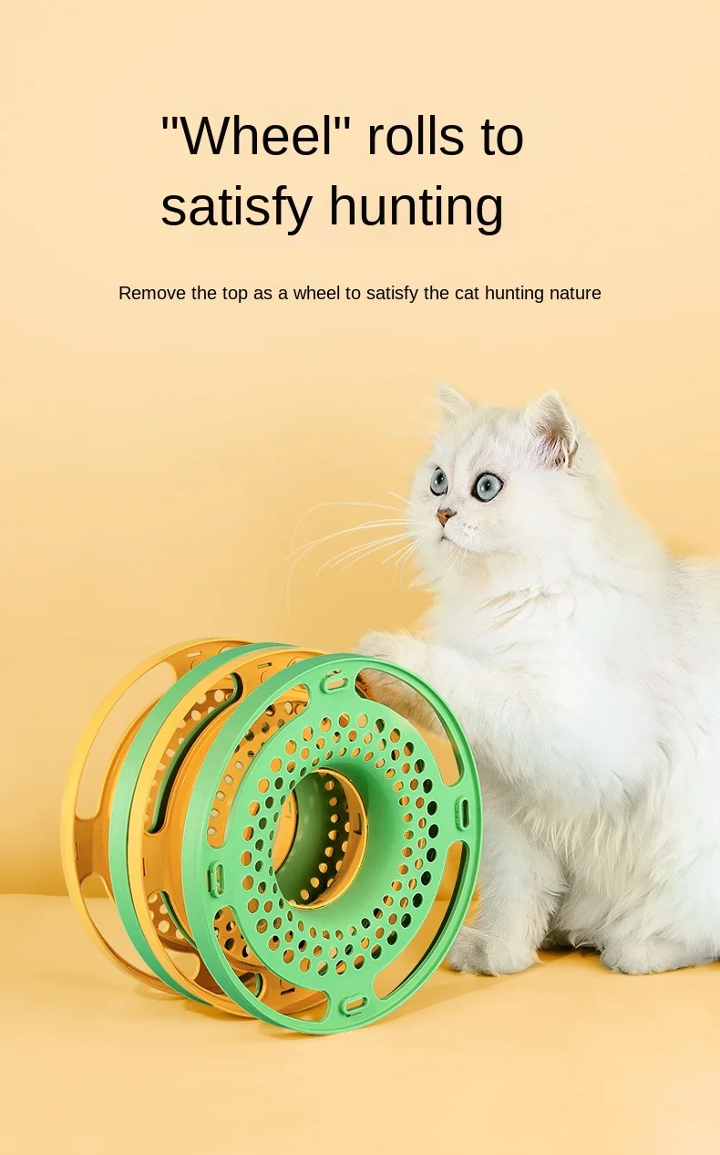 Pet Cat Turntable Toy Training Amusement Plate Kitten Tower Tracks Disc Cat Intelligence Amusement Triple Disc Tumbler
Pet Cat Turntable Toy Training Amusement Plate Kitten Tower Tracks Disc Cat Intelligence Amusement Triple Disc Tumbler
