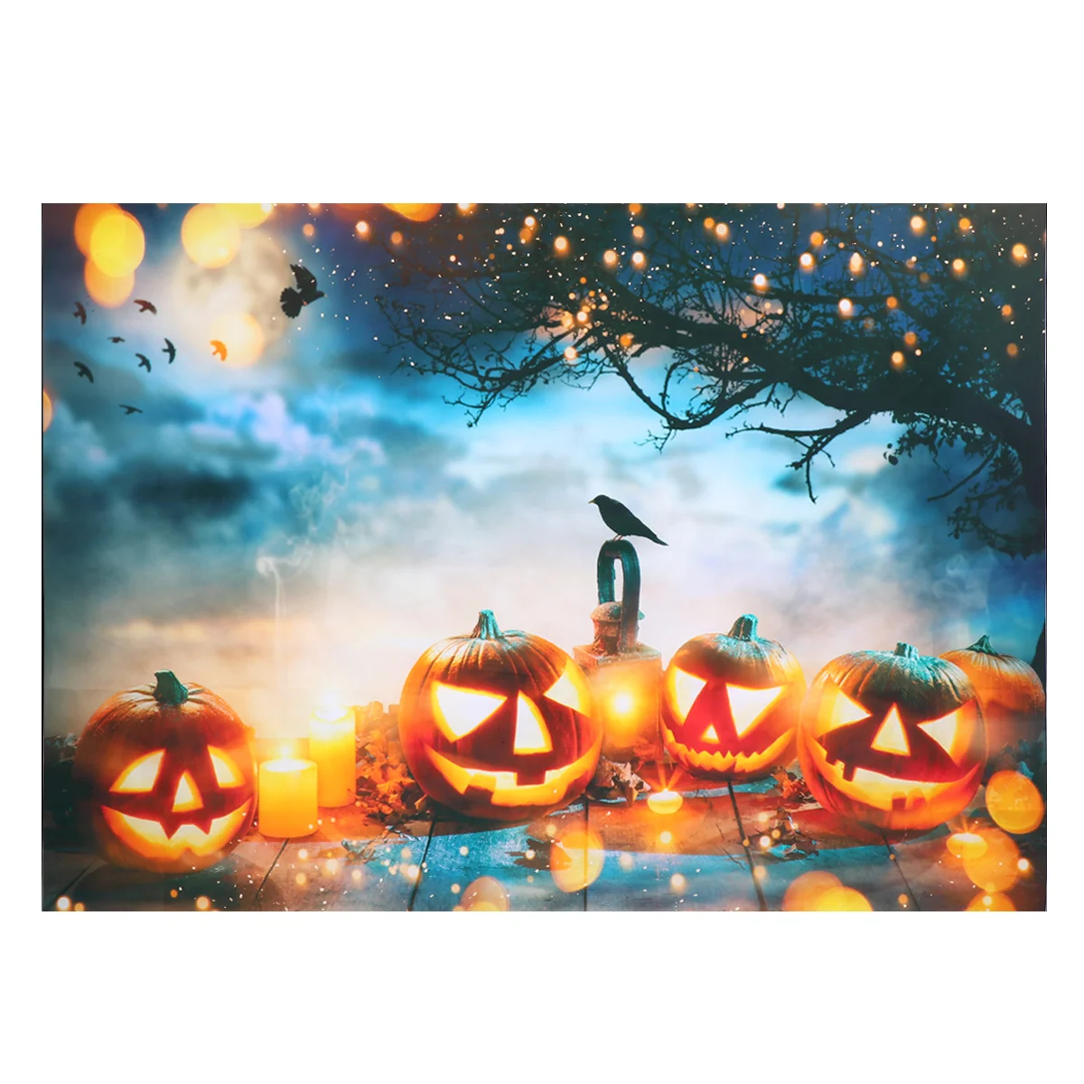 

Backdrop Photo Party Photography Background Pumpkins Banner Props Scary Booth Bat Haunted House Hanging Wall Kids Horrible