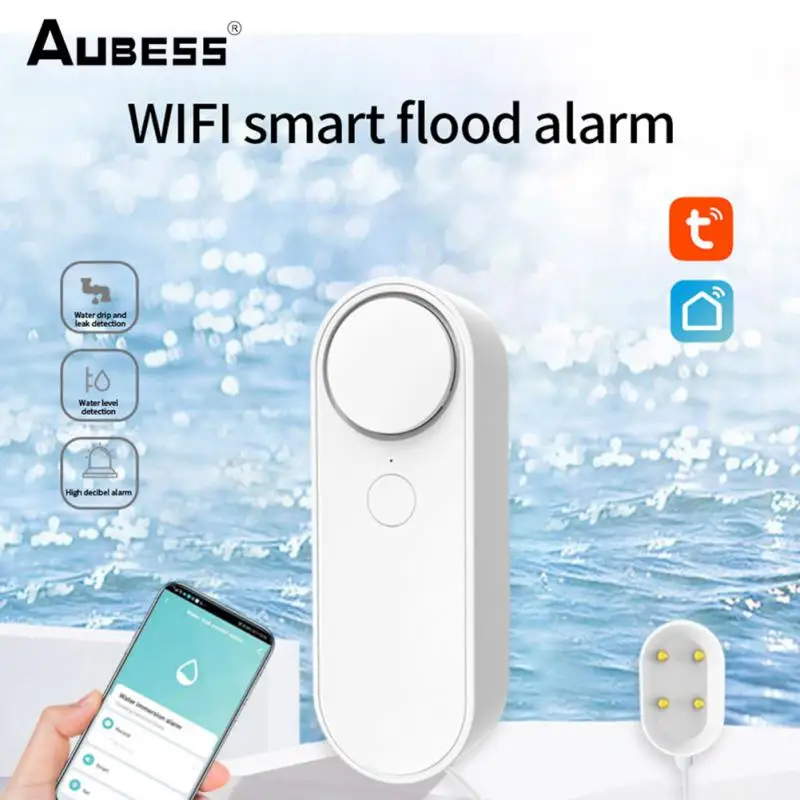 Датчик утечки воды Aubess Tuya, Wi-Fi детектор, независимый датчик утечки воды, система оповещения об переполнении
Датчик утечки воды Aubess Tuya, Wi-Fi детектор, независимый датчик утечки воды, система оповещения об переполнении