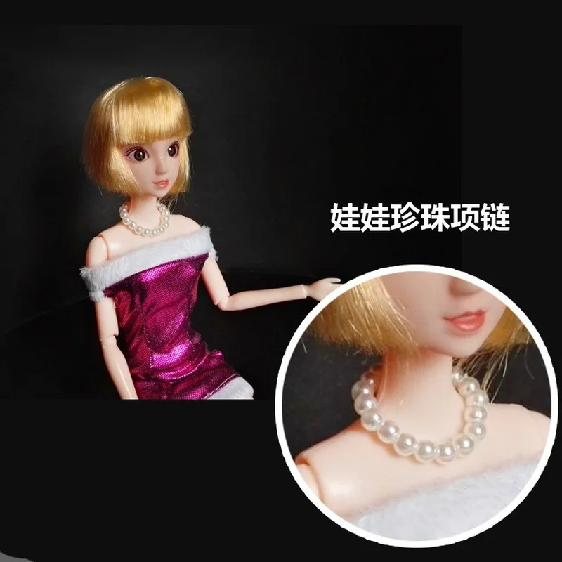 Doll Change Decoration Jewelry Accessories Toy Pearl Necklace Universal Toy Accessories
Doll Change Decoration Jewelry Accessories Toy Pearl Necklace Universal Toy Accessories