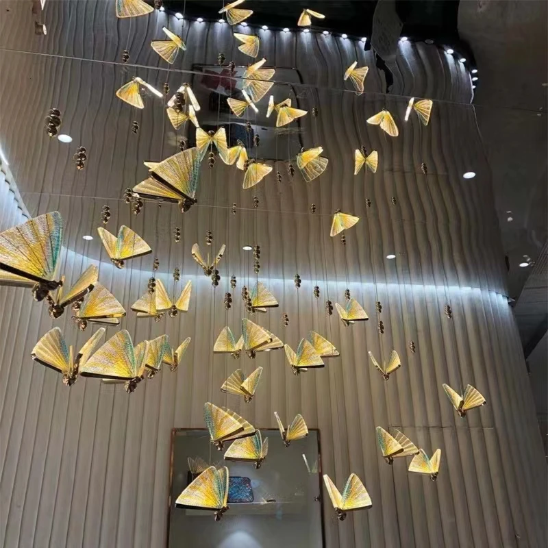 Butterfly loft stair led pendant lights dining living room decor bedroom hanging lamp multicolor/transparent kitchen chandelier
Butterfly loft stair led pendant lights dining living room decor bedroom hanging lamp multicolor/transparent kitchen chandelier
