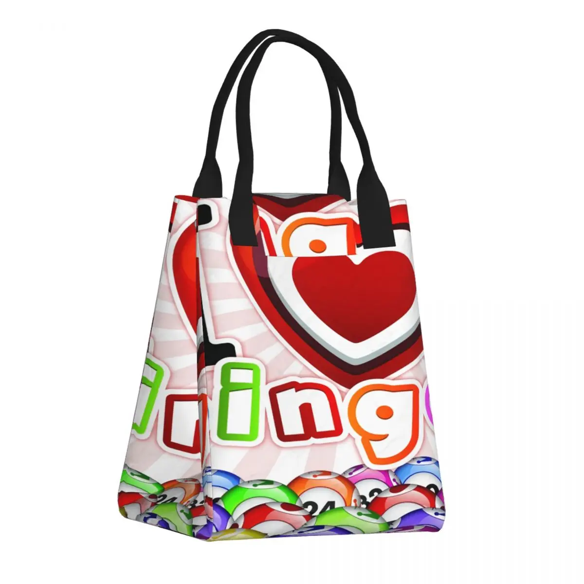 I Love Bingo Insulated Lunch Tote Bag Women Portable Thermal Cooler Lunch Bag Outdoor Camping Travel Food Picnic Container Tote
I Love Bingo Insulated Lunch Tote Bag Women Portable Thermal Cooler Lunch Bag Outdoor Camping Travel Food Picnic Container Tote