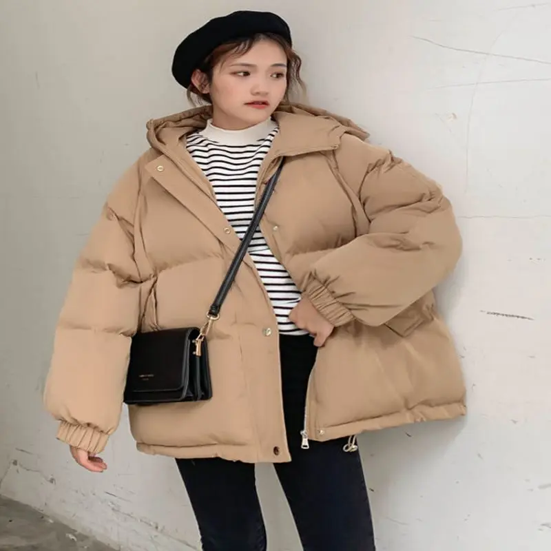 2022 Women Jacket Winter Fashion Thick Hooded Cotton Padded Coats Female Korean Loose Puffer Parkas Ladies Oversize Outwear
2022 Women Jacket Winter Fashion Thick Hooded Cotton Padded Coats Female Korean Loose Puffer Parkas Ladies Oversize Outwear