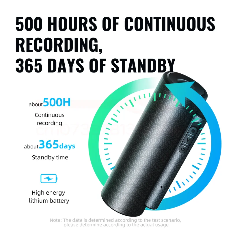 

Magnetic Voice Recorder 500 Hour Continuous Recording WAV/MP3 Pen Recorder Mini Audio Activated Digital Home Security Dictaphone