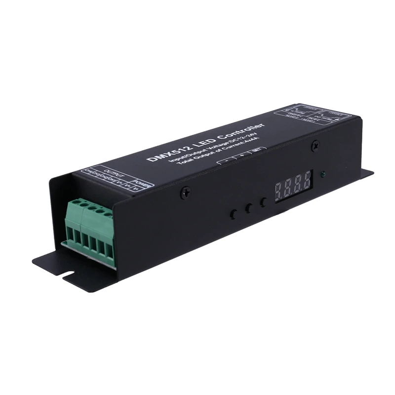 Dmx Led Controller With Display Digital Tube Dmx512 Decoder Driver Dimmer Dc 12 24V 3X4A For Rgb Led Strip Lights (3 Channel)
Dmx Led Controller With Display Digital Tube Dmx512 Decoder Driver Dimmer Dc 12 24V 3X4A For Rgb Led Strip Lights (3 Channel)
