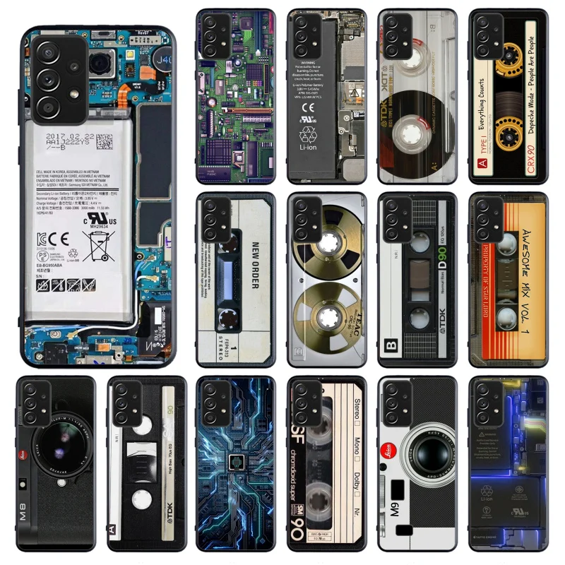 Retro Vintage Camera Tape Battery Case for Samsung Galaxy A13 A22 A12 A32 A71 A11 A21S A33 A52 A72 A51 A50 A70 A31 M31 Funda
Retro Vintage Camera Tape Battery Case for Samsung Galaxy A13 A22 A12 A32 A71 A11 A21S A33 A52 A72 A51 A50 A70 A31 M31 Funda