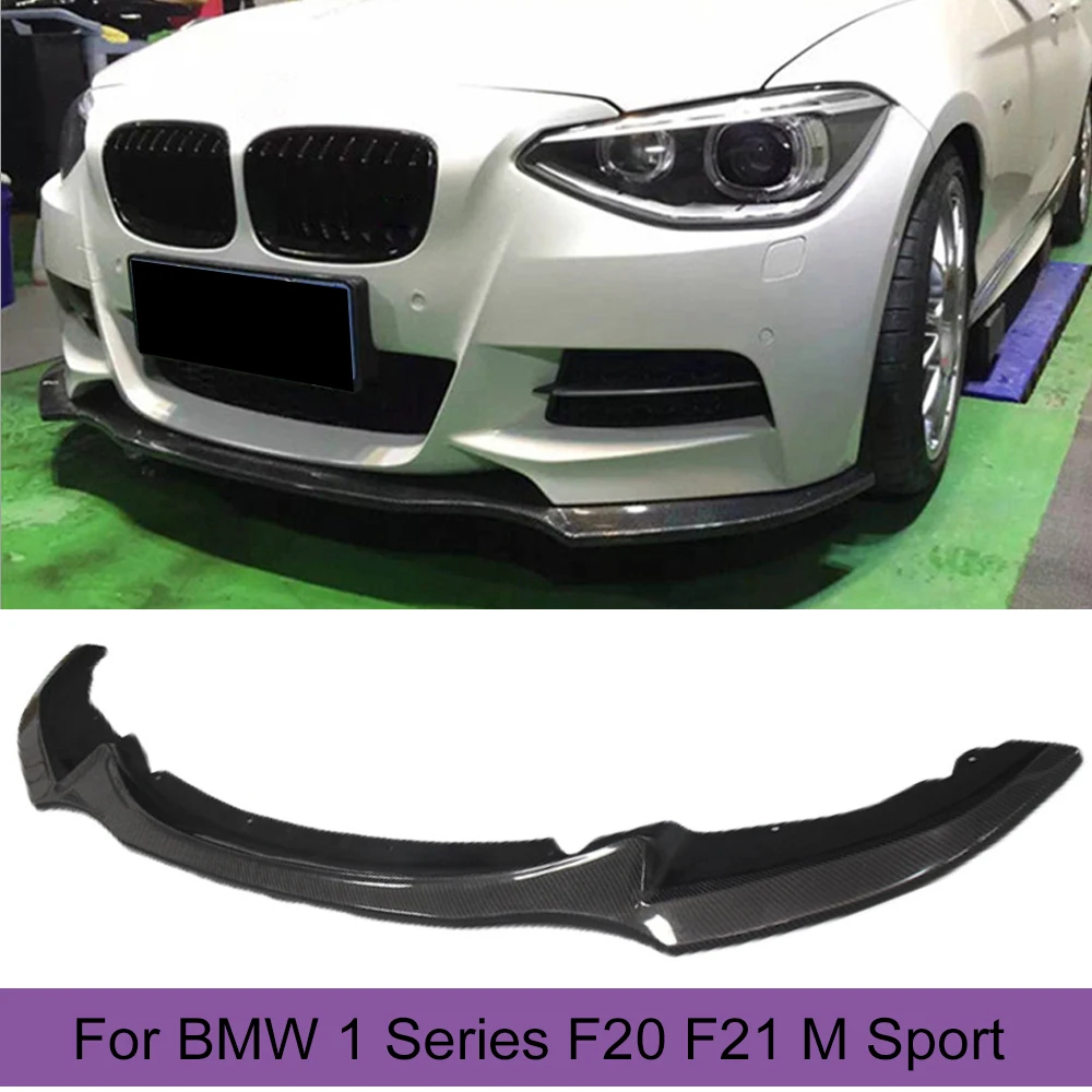 

Front Bumper Lip Splitters Spoiler for BMW 1 Series F20 F21 M135i M Sport Hatchback 2011 - 2015 Front Lip Carbon Fiber / FRP