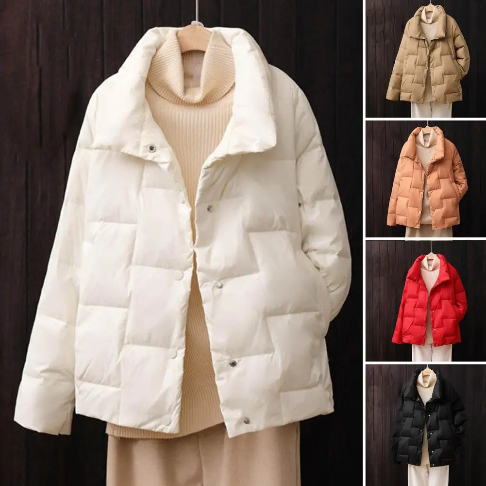 Женская куртка, новинка 2022, зимние парки, Женские глянцевые пуховые хлопковые куртки, Повседневная теплая парка с воротником-стойкой, короткое пальто, женская верхняя одежда
Женская куртка, новинка 2022, зимние парки, Женские глянцевые пуховые хлопковые куртки, Повседневная теплая парка с воротником-стойкой, короткое пальто, женская верхняя одежда