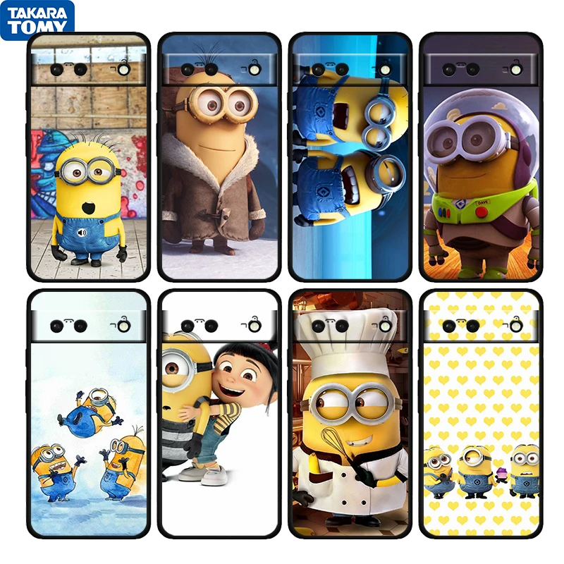 Cartoon Minion Bob Shockproof Cover for Google Pixel 6 6a 6Pro 5 5a 4 4a XL 5G Black Phone Case Shell Soft Fundas Coque Cover
Cartoon Minion Bob Shockproof Cover for Google Pixel 6 6a 6Pro 5 5a 4 4a XL 5G Black Phone Case Shell Soft Fundas Coque Cover