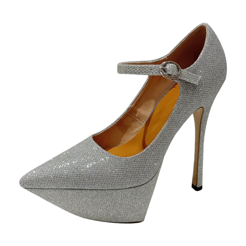 Women Pumps Black Heels Sexy Stiletto Platform High Heels Bling Bling Evening Dress Silver Shoes Tacones Mujer Plataforma
Women Pumps Black Heels Sexy Stiletto Platform High Heels Bling Bling Evening Dress Silver Shoes Tacones Mujer Plataforma