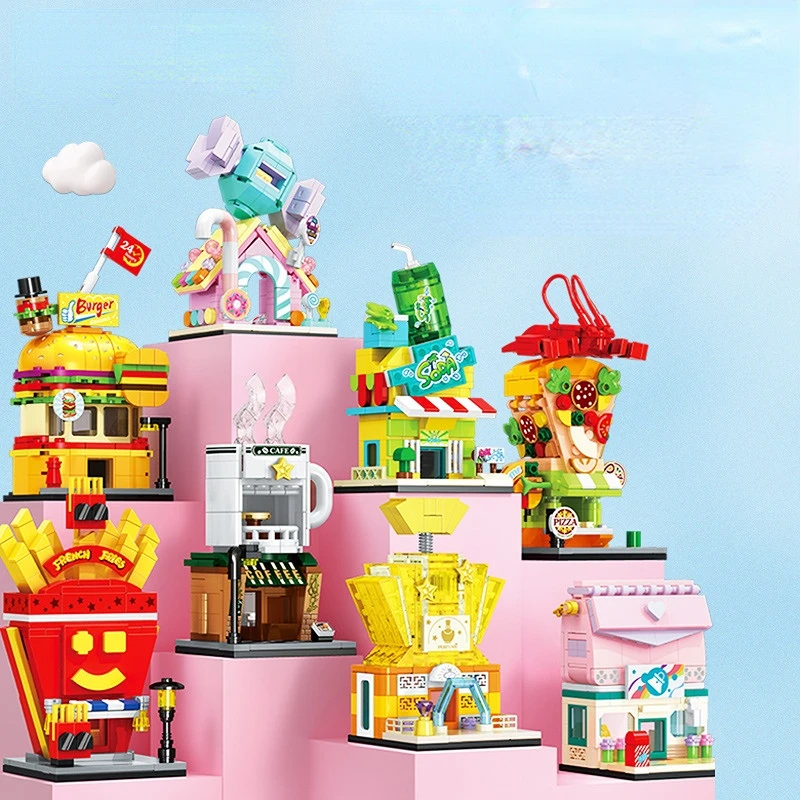 MOC City Street View Shop Building Block Model Assembled Children's Brainstorming Di Ybricks Toy Gift Table Decorations
MOC City Street View Shop Building Block Model Assembled Children's Brainstorming Di Ybricks Toy Gift Table Decorations