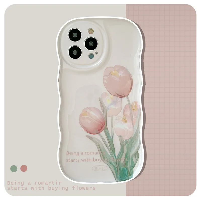 Creative Wave Edge Crystal Tulip Phone Case Cover for IPhone 11 12 13 Pro Max Shockproof Case for IPhone 13 Cases Iphone Case
Creative Wave Edge Crystal Tulip Phone Case Cover for IPhone 11 12 13 Pro Max Shockproof Case for IPhone 13 Cases Iphone Case