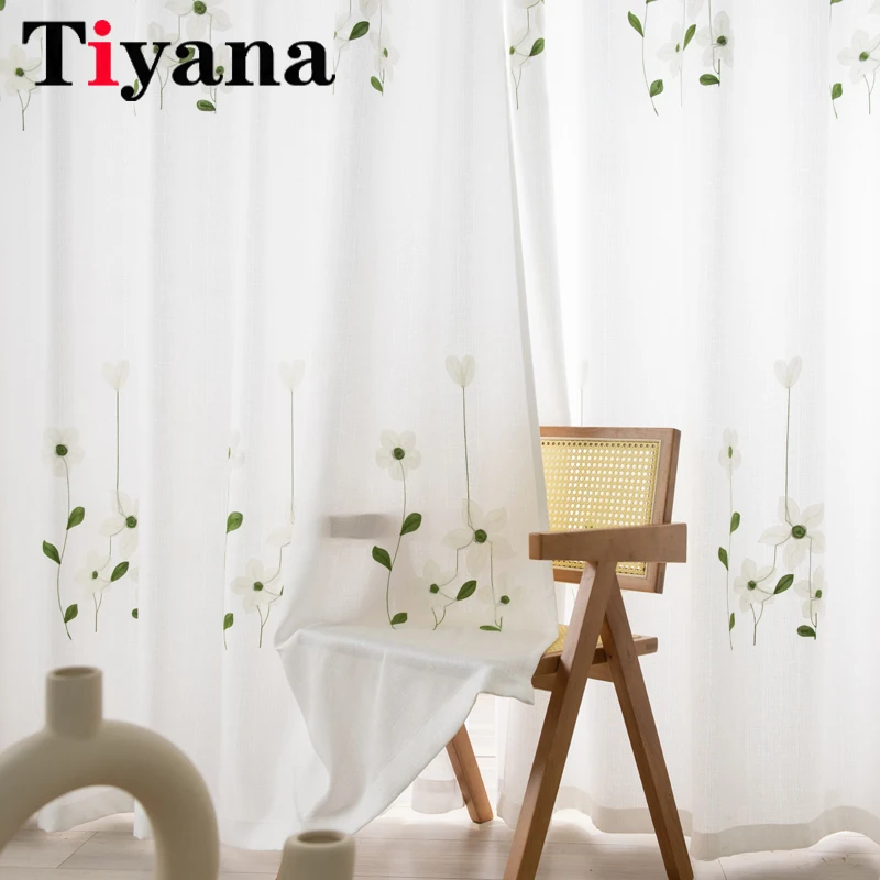 Floral Embroidered Green Leaves Sheer Tulle Curtains for Kids Room Elegant Ready Made Tulle Drapes Curtains Living Room Decorate
Floral Embroidered Green Leaves Sheer Tulle Curtains for Kids Room Elegant Ready Made Tulle Drapes Curtains Living Room Decorate