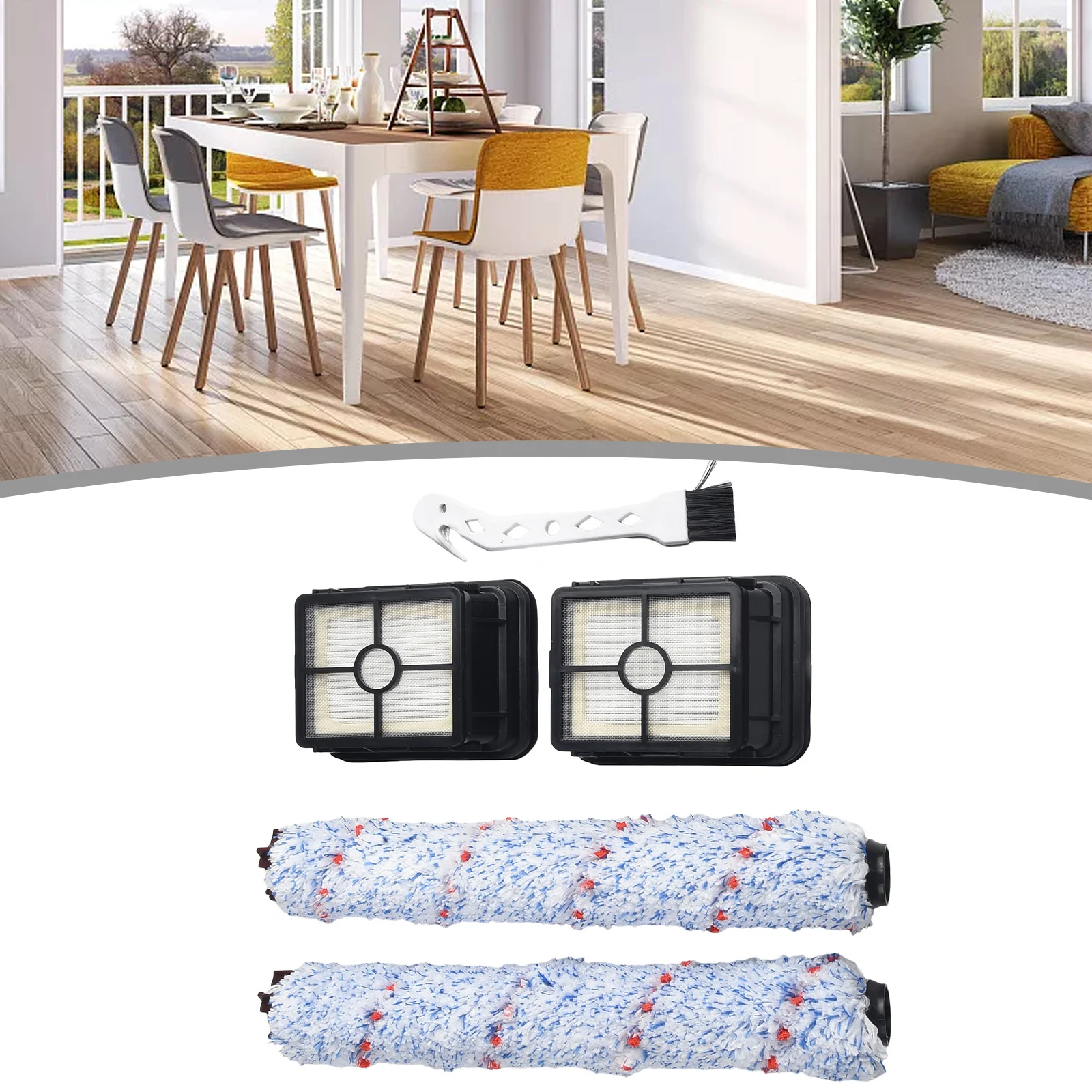 Filter Vacuum Cleaner Parts Home Dust Cleaning Tools 4pcs/set Main Brush Roller Brush Vacuum Cleaner Accessories
Filter Vacuum Cleaner Parts Home Dust Cleaning Tools 4pcs/set Main Brush Roller Brush Vacuum Cleaner Accessories