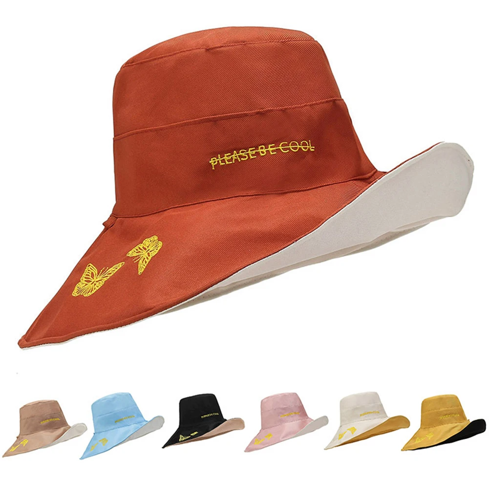 Fisherman Hat Double-Side Outdoor Fishing Cap Letter Embroidered Double-sided Fisherman Hat Solid Climbing Sunscreen Bucket Hat
Fisherman Hat Double-Side Outdoor Fishing Cap Letter Embroidered Double-sided Fisherman Hat Solid Climbing Sunscreen Bucket Hat