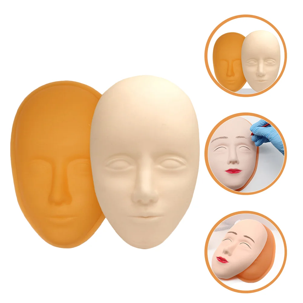 Practice Skin Face Head Makeup Training Silicone Fake Mannequin 5Deyebrow Microblading Board Liptattooing Lash Skins Beginner
Practice Skin Face Head Makeup Training Silicone Fake Mannequin 5Deyebrow Microblading Board Liptattooing Lash Skins Beginner