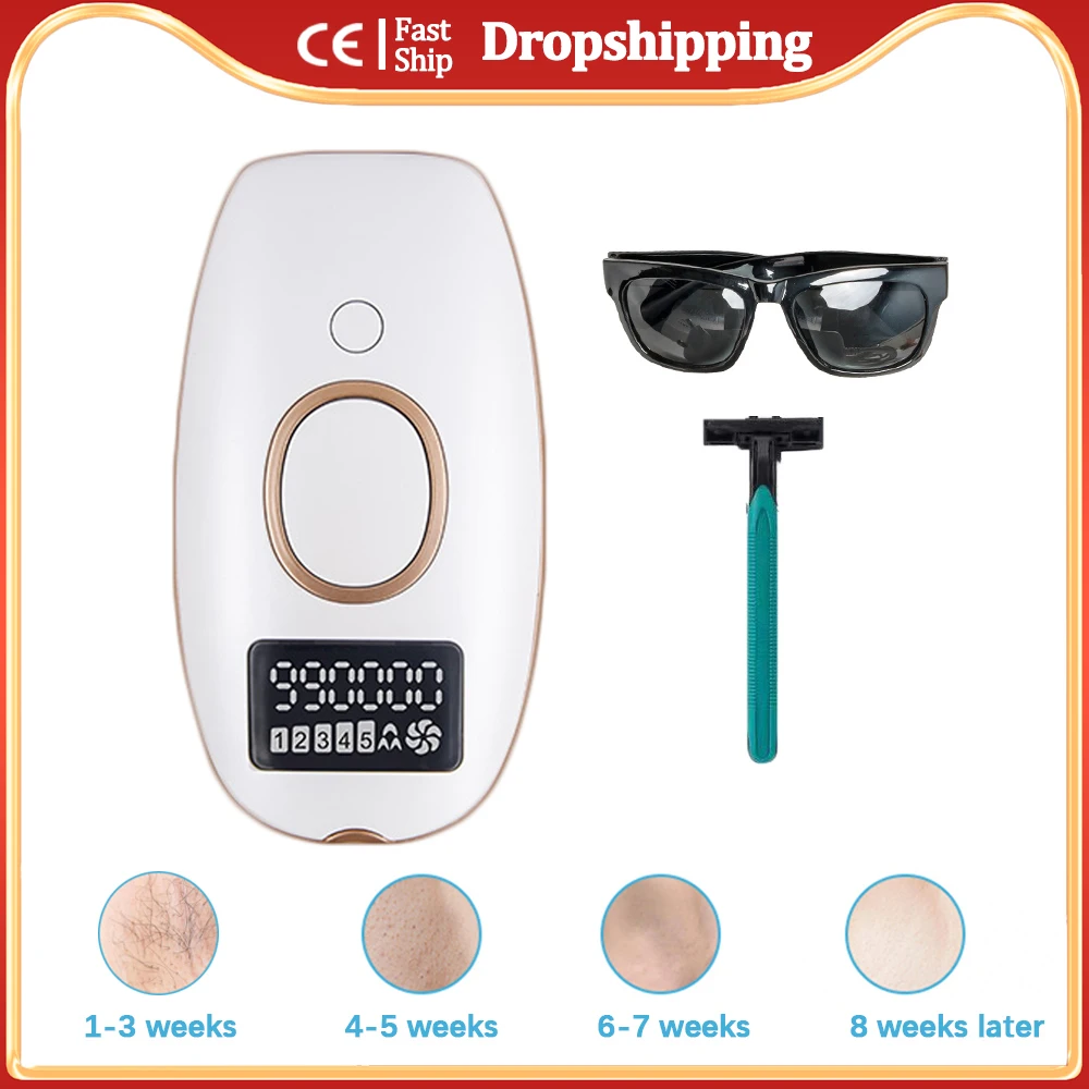 Professional IPL Laser Epilator Hair Removal Machine Permanent 999999 Flash Pulsed Light Dual Mode Women's Electric Hair Remover
Professional IPL Laser Epilator Hair Removal Machine Permanent 999999 Flash Pulsed Light Dual Mode Women's Electric Hair Remover