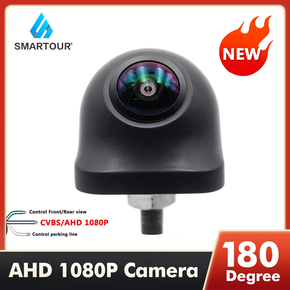 SMARTOUR 180 Fisheye Lens AHD 1080P Metal Shell Black Car Rear View Camera HD CVBS Night Vision Reverse AHD Front Vehicle Camera
SMARTOUR 180 Fisheye Lens AHD 1080P Metal Shell Black Car Rear View Camera HD CVBS Night Vision Reverse AHD Front Vehicle Camera