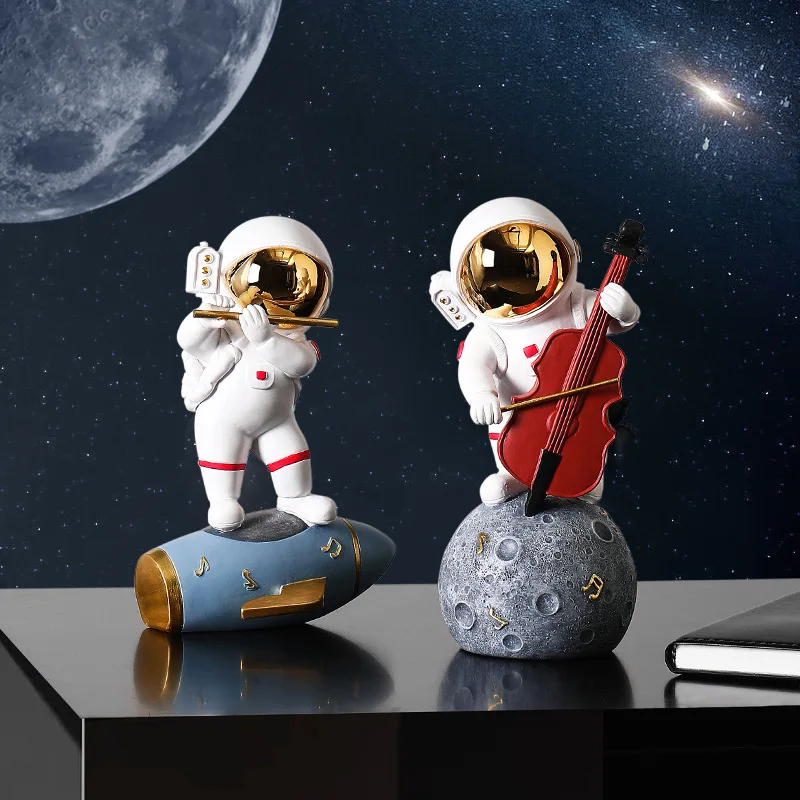 Creative resin music astronaut astronaut small ornament miniature model living room desktop home decoration decor birthday gift
Creative resin music astronaut astronaut small ornament miniature model living room desktop home decoration decor birthday gift