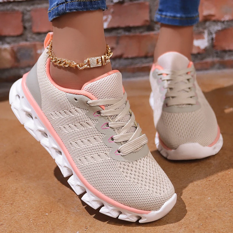 Fashion Hollow Out Sole Sneakers Women Breathbale Lace-Up Sports Running Shoes Woman Casual Non-Slip Platform Walking Shoes 2023
Fashion Hollow Out Sole Sneakers Women Breathbale Lace-Up Sports Running Shoes Woman Casual Non-Slip Platform Walking Shoes 2023