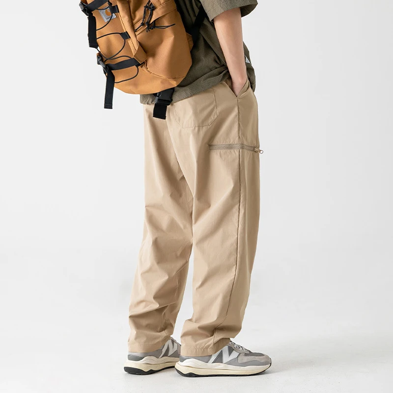 HOUZHOU Cargo Pants for Men Khaki Casual Trousers Male Blue Zipper Outdoor Korean Streetwear Japanese Safari Style Men Clothing
HOUZHOU Cargo Pants for Men Khaki Casual Trousers Male Blue Zipper Outdoor Korean Streetwear Japanese Safari Style Men Clothing