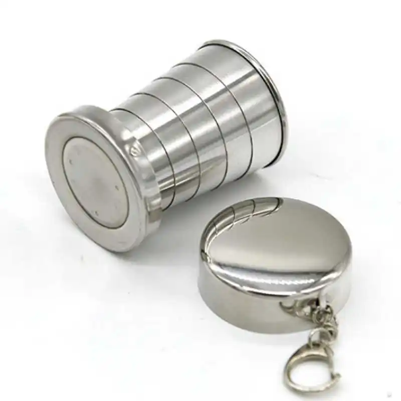 75ML Stainless Steel Folding Cup Folding Retractable Cup Blackjack Cup Teacup Teaware Folding Portable Water Cup Outdoor Cups
75ML Stainless Steel Folding Cup Folding Retractable Cup Blackjack Cup Teacup Teaware Folding Portable Water Cup Outdoor Cups