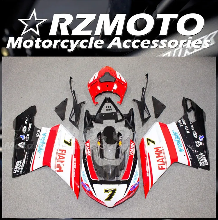 4Gifts New ABS Fairings Kit Fit For Ducati 848 1098 1198 Evo 2007 2008 2009 2010 2011 2012 2013 2014 Bodywork Set Number 7
4Gifts New ABS Fairings Kit Fit For Ducati 848 1098 1198 Evo 2007 2008 2009 2010 2011 2012 2013 2014 Bodywork Set Number 7