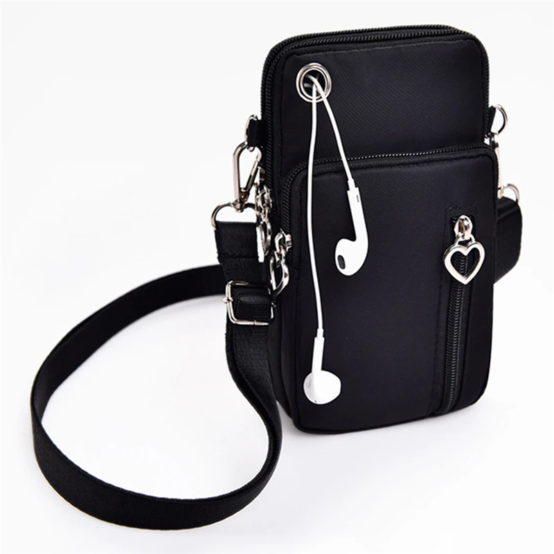 Women Shoulder Bag Fashion Heart Shape Zipper Coin Purse Mobile Phone Bag Key Case Fashion Outdoor Earphone Pouch Sports Bag
Women Shoulder Bag Fashion Heart Shape Zipper Coin Purse Mobile Phone Bag Key Case Fashion Outdoor Earphone Pouch Sports Bag