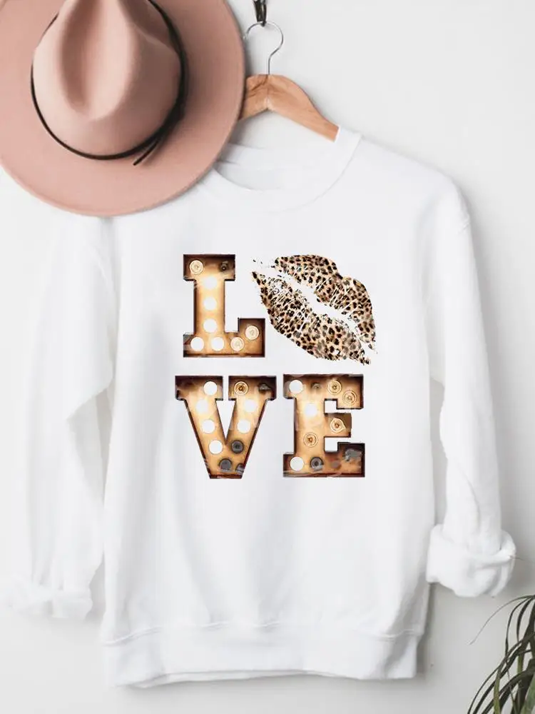 Women Autumn Leopard Love Letter 90s Cute Spring Fall Aesthetic Graphic Sweatshirts Female Fashion Casual Clothes Pullovers
Women Autumn Leopard Love Letter 90s Cute Spring Fall Aesthetic Graphic Sweatshirts Female Fashion Casual Clothes Pullovers