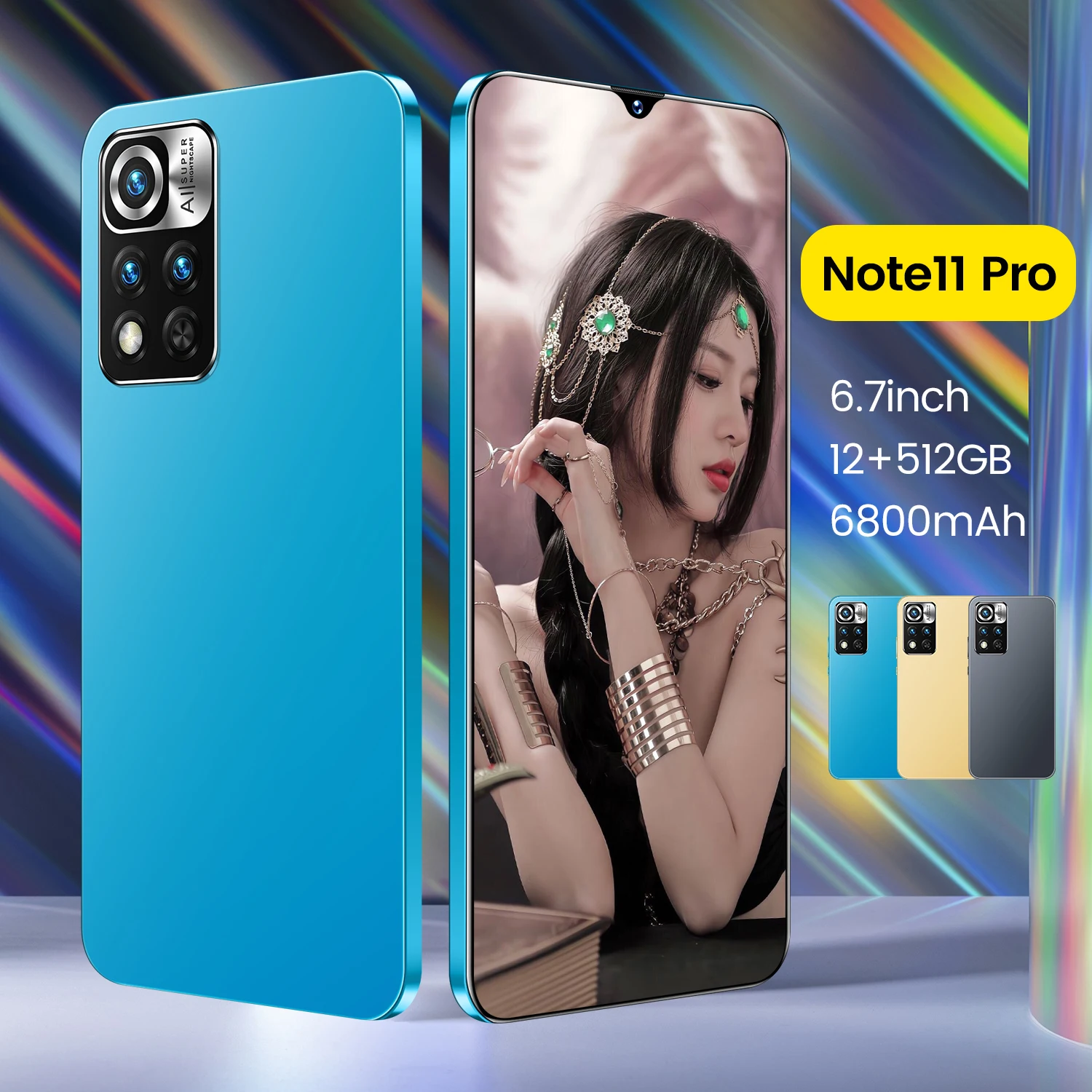 Note11Pro Smartphone 5G Global Version Mobile Phones 12GB 512GB Android Dual Sim Cell Phone Unlocked 6.7Inch Cellphones
Note11Pro Smartphone 5G Global Version Mobile Phones 12GB 512GB Android Dual Sim Cell Phone Unlocked 6.7Inch Cellphones