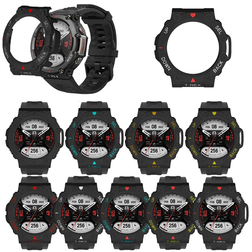 Защитный чехол из поликарбоната для смарт-часов Amazfit T-rex 2, защитная рамка для смарт-часов Amazfit T-rex 2 Edge, бампер
Защитный чехол из поликарбоната для смарт-часов Amazfit T-rex 2, защитная рамка для смарт-часов Amazfit T-rex 2 Edge, бампер