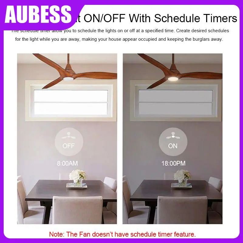 Умный выключатель для потолочного вентилятора с Wi-Fi и таймером 
Умный выключатель для потолочного вентилятора с Wi-Fi и таймером