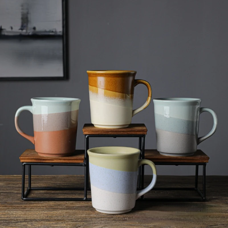 Ceramic Coffee Mug with Handle,stripe Hand-painted Ceramic Coffee Cup Dishwasher and Microwave Safe,kiln Altered Glaze Craft
Ceramic Coffee Mug with Handle,stripe Hand-painted Ceramic Coffee Cup Dishwasher and Microwave Safe,kiln Altered Glaze Craft