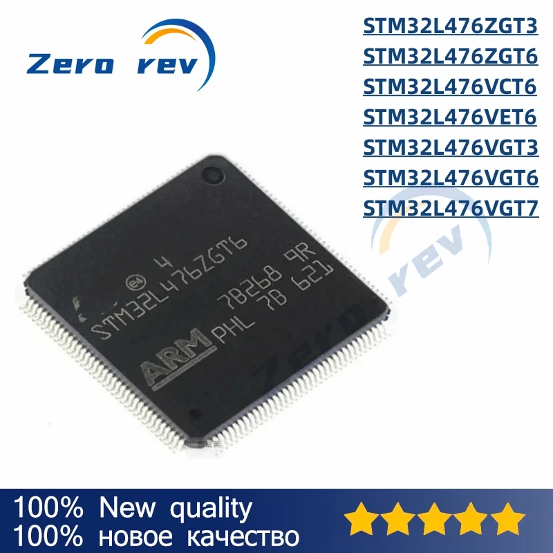 1Pcs 100% New STM32L476ZGT3 STM32L476ZGT6 LQFP-144 STM32L476VCT6 STM32L476VET6 STM32L476VGT3 STM32L476VGT6 STM32L476VGT7 LQFP100
1Pcs 100% New STM32L476ZGT3 STM32L476ZGT6 LQFP-144 STM32L476VCT6 STM32L476VET6 STM32L476VGT3 STM32L476VGT6 STM32L476VGT7 LQFP100