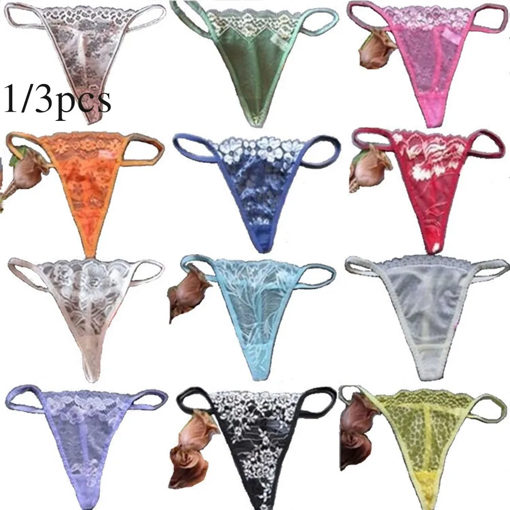 Men Women Sexy Lace Thongs Lingerie G-String Panties V-String Knickers Underwear Briefs Micro T-Back Briefs Gays Sissy Lingerie
Men Women Sexy Lace Thongs Lingerie G-String Panties V-String Knickers Underwear Briefs Micro T-Back Briefs Gays Sissy Lingerie