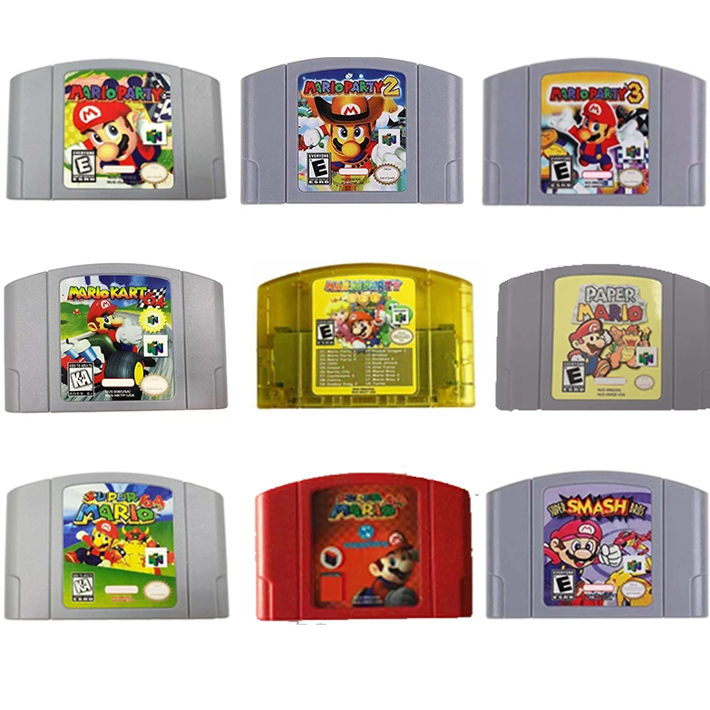 

Mario series N64 game card series American NTSC version Japanese anime low-priced boutique toys high-quality gifts.