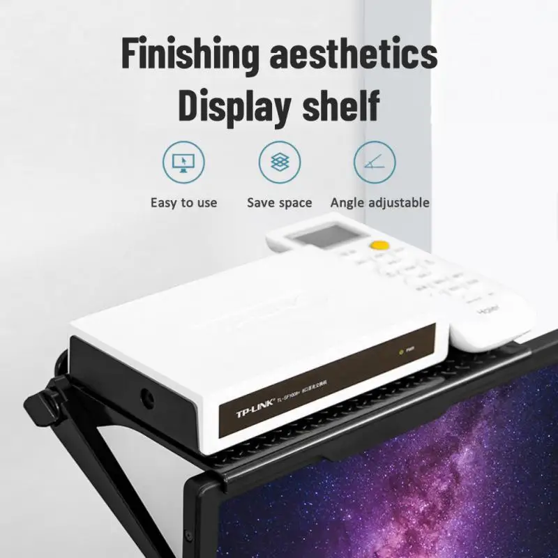 Desktop Display Stand Wall Mount Storage Tv Screen Top Storage Display Screen Shelf Monitor Storage Rack Adjustable Mini Holder
Desktop Display Stand Wall Mount Storage Tv Screen Top Storage Display Screen Shelf Monitor Storage Rack Adjustable Mini Holder