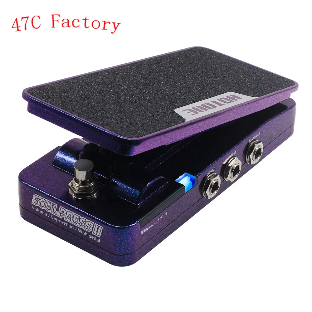 Hotone Soul Press II 4 in 1 Switchable Wah Active Volume Passive Expression Effects Pedal
Hotone Soul Press II 4 in 1 Switchable Wah Active Volume Passive Expression Effects Pedal