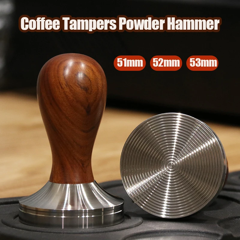 Coffee Machine Powder Press Tamper, Stainless Steel Tampers, Coffee Accessories, Solid Wood Handle, 51mm, 53mm, 58mm
Coffee Machine Powder Press Tamper, Stainless Steel Tampers, Coffee Accessories, Solid Wood Handle, 51mm, 53mm, 58mm