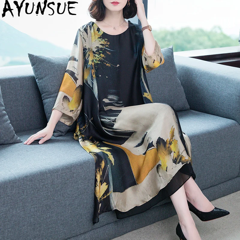 Summer Dress 2022 Woman Silk Floral Dress Elegant Long Beach Vintage Dresses for Women Clothing Vestido De Mujer Kj
Summer Dress 2022 Woman Silk Floral Dress Elegant Long Beach Vintage Dresses for Women Clothing Vestido De Mujer Kj