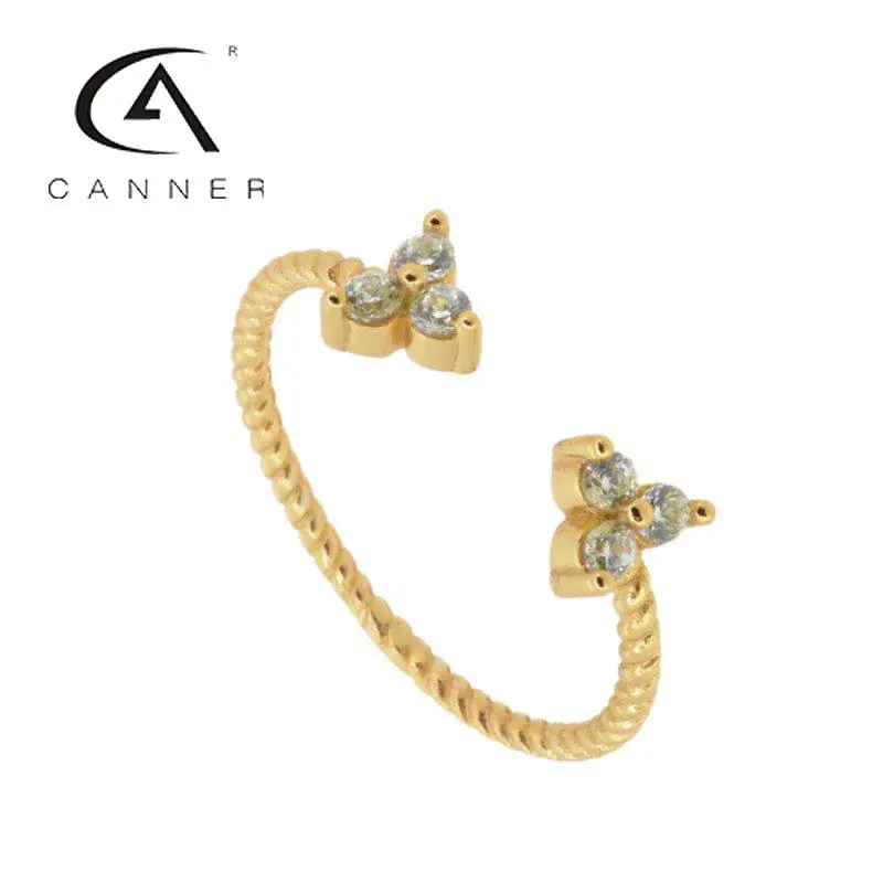 CANNER 925 Sterling Silver Triangular Diamond Braided Open Ring for Women 2023 Trendy Clear CZ Adjustable Rings Jewelry Bijoux
CANNER 925 Sterling Silver Triangular Diamond Braided Open Ring for Women 2023 Trendy Clear CZ Adjustable Rings Jewelry Bijoux