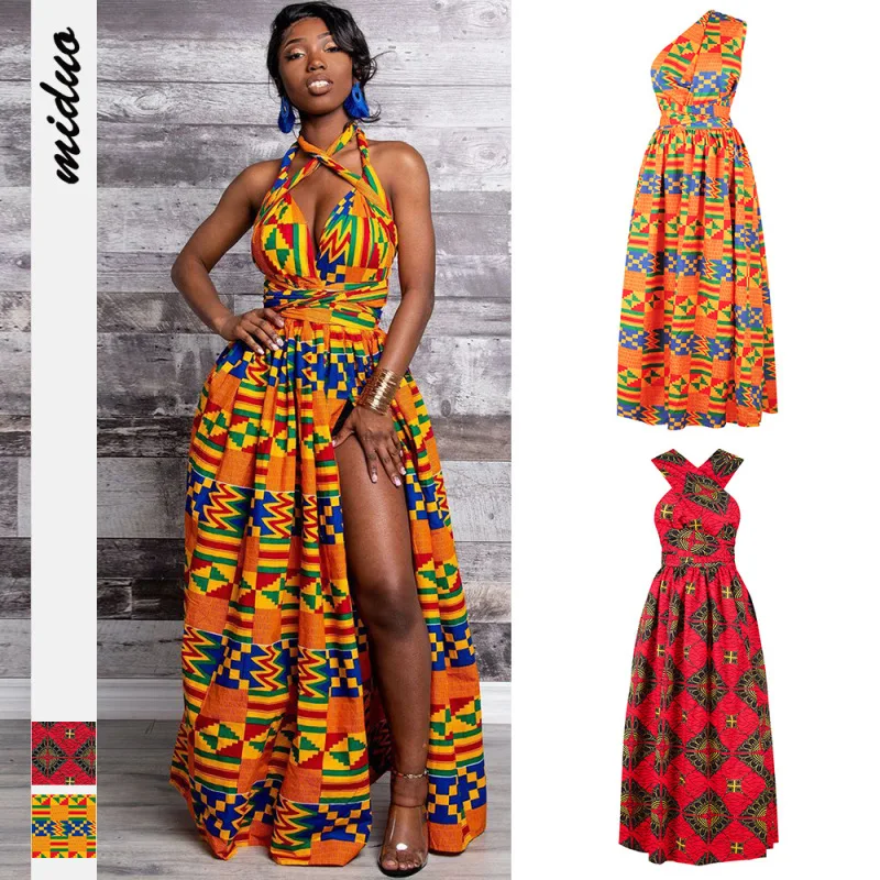 Irregular Printing Various Wearing Methods Elastic Medium Length Dress for Women
Irregular Printing Various Wearing Methods Elastic Medium Length Dress for Women