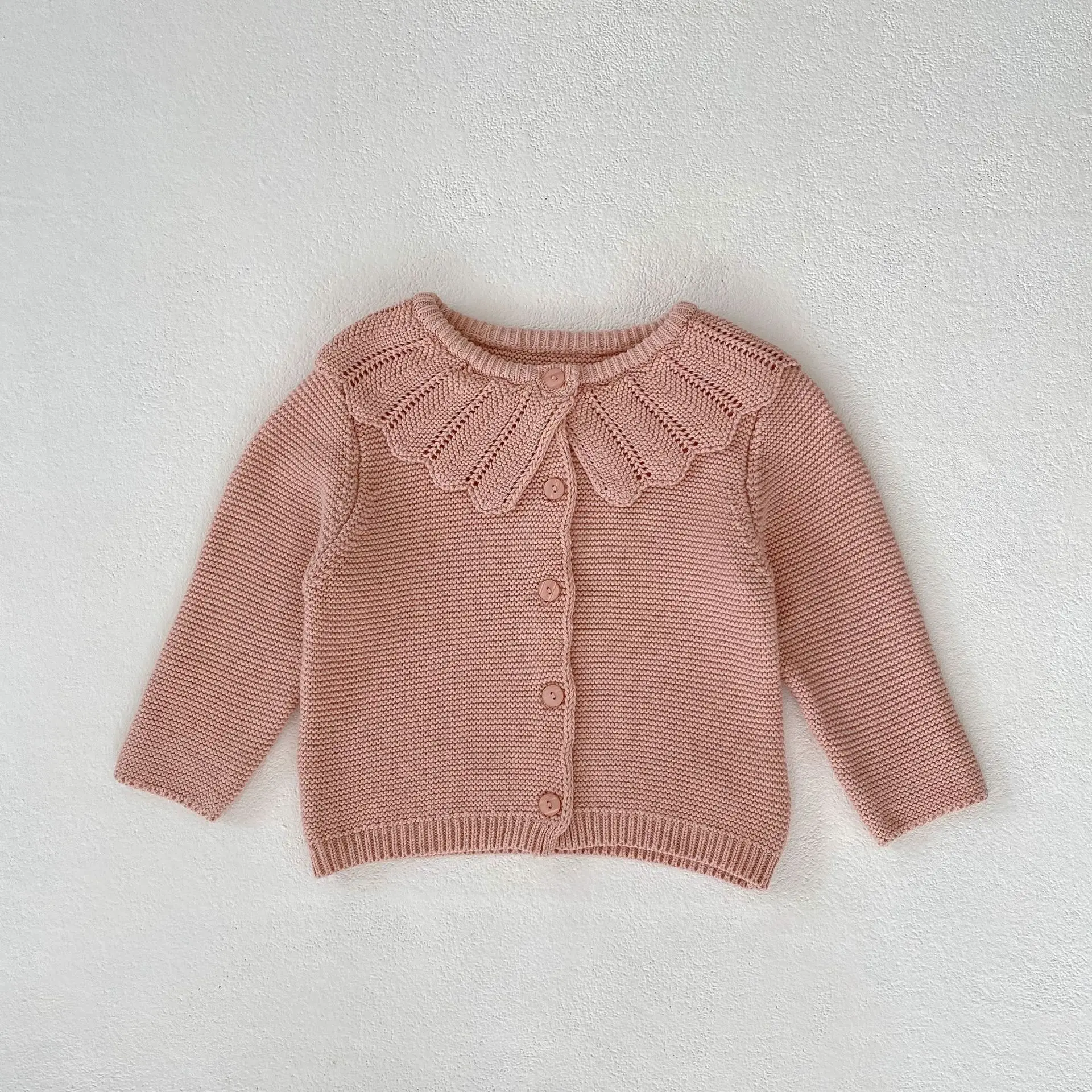 Autumn Clothing Boy Girl Baby Big Turn-down Collar Cotton Knitted Cardigan Sweater Children Solid Casual Coat Kid Cotton Tops
Autumn Clothing Boy Girl Baby Big Turn-down Collar Cotton Knitted Cardigan Sweater Children Solid Casual Coat Kid Cotton Tops
