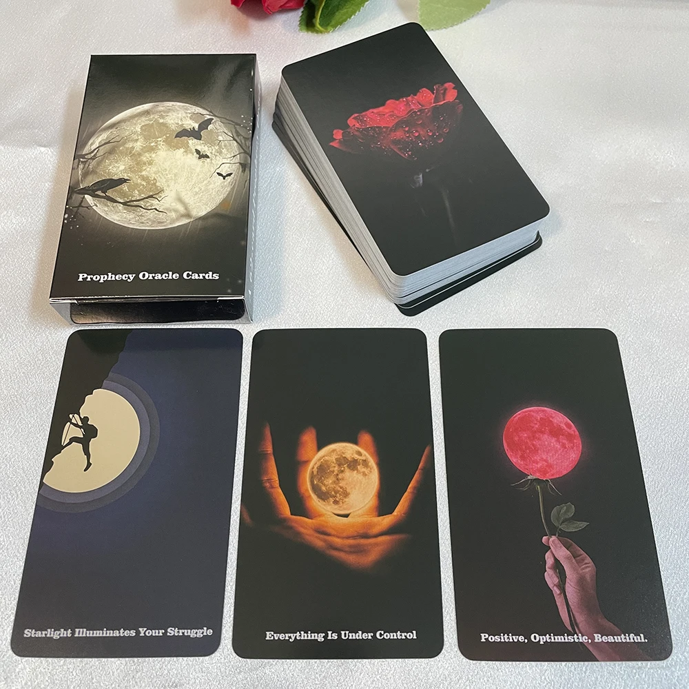 Moon Prophecy Oracle Clarity Cards English Version Tarot Decks Unique Divination Deck 12x7cm
Moon Prophecy Oracle Clarity Cards English Version Tarot Decks Unique Divination Deck 12x7cm